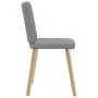 Sillas de comedor 4 unidades tela gris claro by , dining chairs - Ref: Foro24-3315168, Price: 193,14 €, Discount: %
