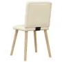 Sillas de comedor 4 unidades tela color crema | Tu tienda online para hogar, jardín y más Foro24.es