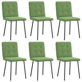 Sillas de comedor 6 unidades terciopelo verde claro von , Essstühle - Ref: Foro24-3315430, Preis: 234,68 €, Rabatt: %