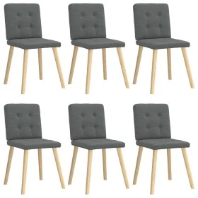 Sillas de comedor 6 unidades tela gris oscuro von , Essstühle - Ref: Foro24-3315439, Preis: 288,54 €, Rabatt: %
