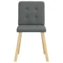 Sillas de comedor 6 unidades tela gris oscuro by , dining chairs - Ref: Foro24-3315439, Price: 288,54 €, Discount: %