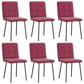 Sillas de comedor 2 unidades tela rojo tinto by , dining chairs - Ref: Foro24-4101258, Price: 109,08 €, Discount: %