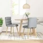 Sillas de comedor giratorias 2 unidades tela gris claro de , Sillas de comedor - Ref: Foro24-4101293, Precio: 109,95 €, Descu...
