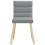 Sillas de comedor giratorias 2 unidades tela gris claro de , Sillas de comedor - Ref: Foro24-4101293, Precio: 109,95 €, Descu...