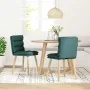 Sillas de comedor 2 unidades tela verde oscuro by , dining chairs - Ref: Foro24-4101298, Price: 109,95 €, Discount: %