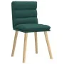 Sillas de comedor 2 unidades tela verde oscuro by , dining chairs - Ref: Foro24-4101298, Price: 109,95 €, Discount: %