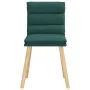 Sillas de comedor 2 unidades tela verde oscuro by , dining chairs - Ref: Foro24-4101298, Price: 109,95 €, Discount: %