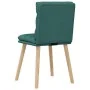 Sillas de comedor 2 unidades tela verde oscuro by , dining chairs - Ref: Foro24-4101298, Price: 109,95 €, Discount: %