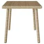 Mesa centro jardín rectangular beige 60x40x37cm ratán sintético de , Mesas de jardín - Ref: Foro24-4104053, Precio: 32,54 €, ...