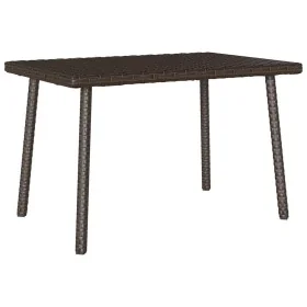 Mesa centro jardín rectangular marrón 60x40x37 cm by , Garden tables - Ref: Foro24-4104051, Price: 32,32 €, Discount: %