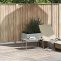 Mesa centro jardín rectangular beige 80x40x37cm ratán sintético by , Garden tables - Ref: Foro24-4104058, Price: 38,43 €, Dis...