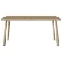 Mesa centro jardín rectangular beige 80x40x37cm ratán sintético by , Garden tables - Ref: Foro24-4104058, Price: 38,43 €, Dis...