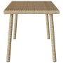 Mesa centro jardín rectangular beige 80x40x37cm ratán sintético by , Garden tables - Ref: Foro24-4104058, Price: 38,43 €, Dis...