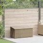 Caja de almacenaje jardín ratán sintético beige 110x50x58 cm by , Outdoor storage boxes - Ref: Foro24-4104072, Price: 113,81 ...