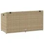Caja de almacenaje jardín ratán sintético beige 110x50x58 cm by , Outdoor storage boxes - Ref: Foro24-4104072, Price: 113,81 ...