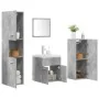 Set muebles de baño 5 piezas madera ingeniería gris hormigón by , Bathroom furniture - Ref: Foro24-3324895, Price: 247,08 €, ...