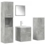 Set muebles de baño 5 piezas madera ingeniería gris hormigón by , Bathroom furniture - Ref: Foro24-3324895, Price: 247,08 €, ...