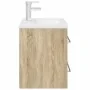 Set de muebles de baño 2 pzas madera contrachapada roble Sonoma von , Badezimmermöbel - Ref: Foro24-3324965, Preis: 190,80 €,...