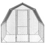 Gallinero con techo 2,5x2x2,25 m acero galvanizado by , Cages and habitats for small animals - Ref: Foro24-4104030, Price: 17...