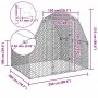 Gallinero con techo 2,5x2x2,25 m acero galvanizado by , Cages and habitats for small animals - Ref: Foro24-4104030, Price: 17...