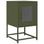 Mesita de noche de acero laminado verde oliva 36x39x60,5 cm von , Nachttische - Ref: Foro24-853330, Preis: 52,05 €, Rabatt: %