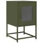 Mesita de noche de acero laminado verde oliva 36x39x60,5 cm von , Nachttische - Ref: Foro24-853330, Preis: 52,05 €, Rabatt: %