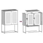 Aparador de acero blanco 68x39x107 cm von , Sideboards - Ref: Foro24-853379, Preis: 96,27 €, Rabatt: %