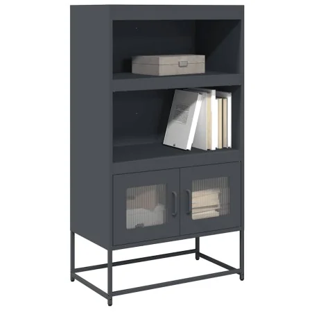 Aparador de acero gris antracita 68x39x123 cm by , Sideboards - Ref: Foro24-853370, Price: 111,17 €, Discount: %
