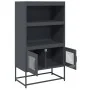 Aparador de acero gris antracita 68x39x123 cm by , Sideboards - Ref: Foro24-853370, Price: 111,17 €, Discount: %