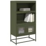 Aparador de acero verde oliva 68x39x123 cm by , Sideboards - Ref: Foro24-853372, Price: 111,39 €, Discount: %