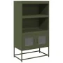 Aparador de acero verde oliva 68x39x123 cm by , Sideboards - Ref: Foro24-853372, Price: 111,39 €, Discount: %