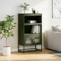 Aparador de acero verde oliva 68x39x123 cm by , Sideboards - Ref: Foro24-853372, Price: 111,39 €, Discount: %
