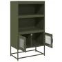 Aparador de acero verde oliva 68x39x123 cm by , Sideboards - Ref: Foro24-853372, Price: 111,39 €, Discount: %