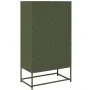 Aparador de acero verde oliva 68x39x123 cm by , Sideboards - Ref: Foro24-853372, Price: 111,39 €, Discount: %