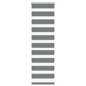 Estor cebra gris oscuro 50x100cm tejido ancho 45,9 cm poliéster by , Blinds and blinds - Ref: Foro24-4014095, Price: 20,82 €,...