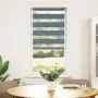 Estor cebra gris oscuro 60x100cm tejido ancho 55,9 cm poliéster by , Blinds and blinds - Ref: Foro24-4014097, Price: 20,28 €,...