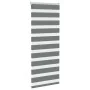 Estor cebra gris oscuro 60x100cm tejido ancho 55,9 cm poliéster by , Blinds and blinds - Ref: Foro24-4014097, Price: 20,28 €,...