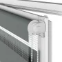 Estor cebra gris oscuro 60x100cm tejido ancho 55,9 cm poliéster by , Blinds and blinds - Ref: Foro24-4014097, Price: 20,28 €,...