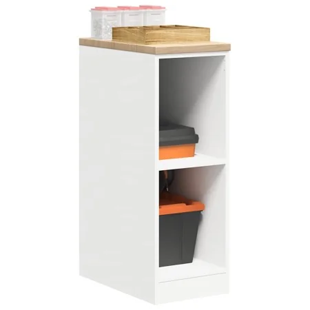 Armario de almacenamiento para garaje blanco 30x51x85 cm by , Armarios industriales - Ref: Foro24-860526, Price: 49,03 €, Dis...