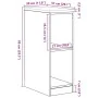 Armario de almacenamiento para garaje blanco 30x51x85 cm by , Armarios industriales - Ref: Foro24-860526, Price: 49,03 €, Dis...