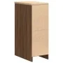 Armario de almacenamiento para garaje roble marrón 30x51x85 cm de , Armarios industriales - Ref: Foro24-860532, Precio: 49,03...