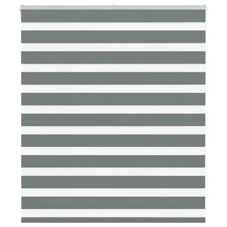 Estor cebra gris oscuro tejido ancho 130,9 cm poliéster de , Persianas y estores - Ref: Foro24-4014112, Precio: 23,52 €, Desc...