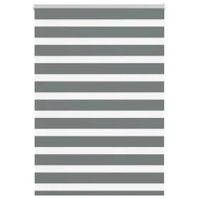 Estor cebra gris oscuro tejido ancho 105,9 cm poliéster by , Blinds and blinds - Ref: Foro24-4014133, Price: 31,52 €, Discoun...
