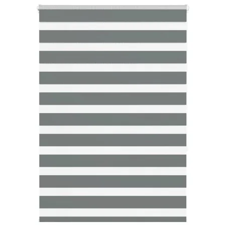 Estor cebra gris oscuro tejido ancho 105,9 cm poliéster de , Persianas y estores - Ref: Foro24-4014133, Precio: 29,45 €, Desc...