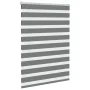 Estor cebra gris oscuro tejido ancho 105,9 cm poliéster de , Persianas y estores - Ref: Foro24-4014133, Precio: 29,45 €, Desc...