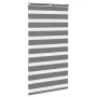 Estor cebra gris oscuro 80x150cm tejido ancho 75,9 cm poliéster by , Blinds and blinds - Ref: Foro24-4014127, Price: 25,74 €,...