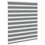 Estor cebra gris oscuro tejido ancho 120,9 cm poliéster by , Blinds and blinds - Ref: Foro24-4014110, Price: 29,71 €, Discoun...