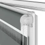 Estor cebra gris oscuro tejido ancho 120,9 cm poliéster by , Blinds and blinds - Ref: Foro24-4014110, Price: 29,71 €, Discoun...
