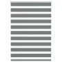 Estor cebra gris oscuro 100x150cm tejido ancho 95,9cm poliéster by , Blinds and blinds - Ref: Foro24-4014131, Price: 30,01 €,...