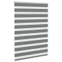 Estor cebra gris oscuro 100x150cm tejido ancho 95,9cm poliéster by , Blinds and blinds - Ref: Foro24-4014131, Price: 30,01 €,...